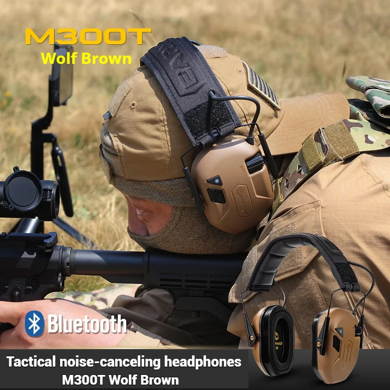 Earmor M300T auriculares tácticos Bluetooth + gafas S01 IPSC - imagen 4