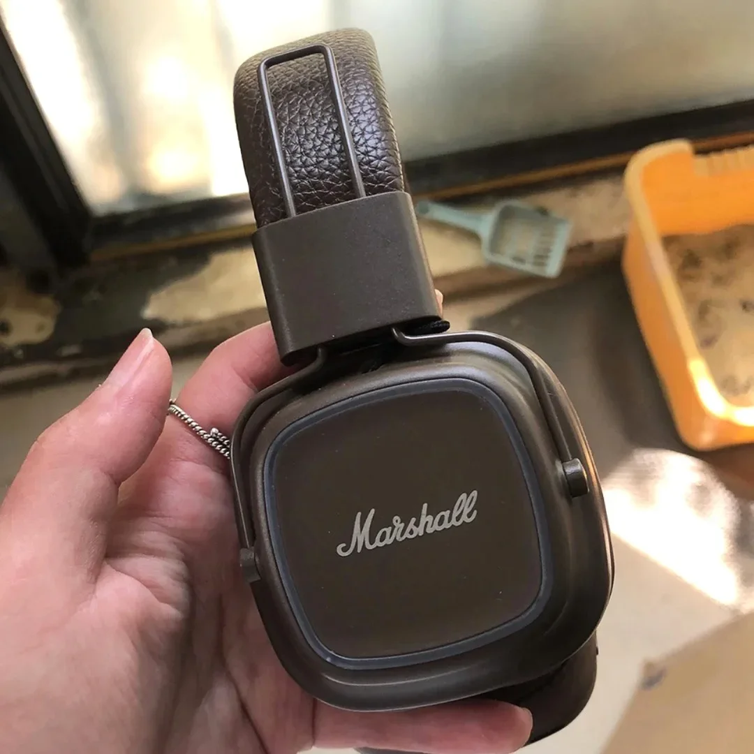 New Marshall MAJOR IV Wireless Bluetooth Headphones Heavy Bass Foldable Earphones for Music Gaming with Microphone Headset