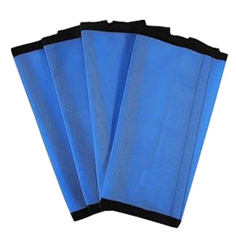 말 통기성 메쉬 말 부츠에 대 한 NALFI-4Pcs 메쉬 플라이 부츠 보호 말 다리 랩 파리 방지에 대 한 말 레깅스