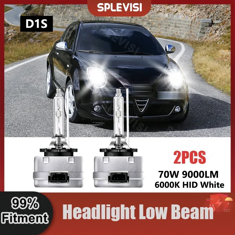 

1 Pair Replace Headlight HID Xenon Light Bulbs 6000K White 9000LM 70W/Pair For Alfa Romeo Brera For Alfa Romeo Mito Car Lamp