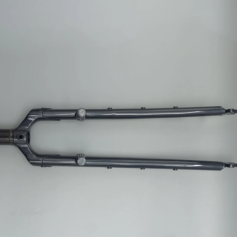 700C Touring Bike Fork / Gravel Bike Fork Chromoly Steel 4310 Fork / Multi-Purpose V-Brake And Disc Brake Fork