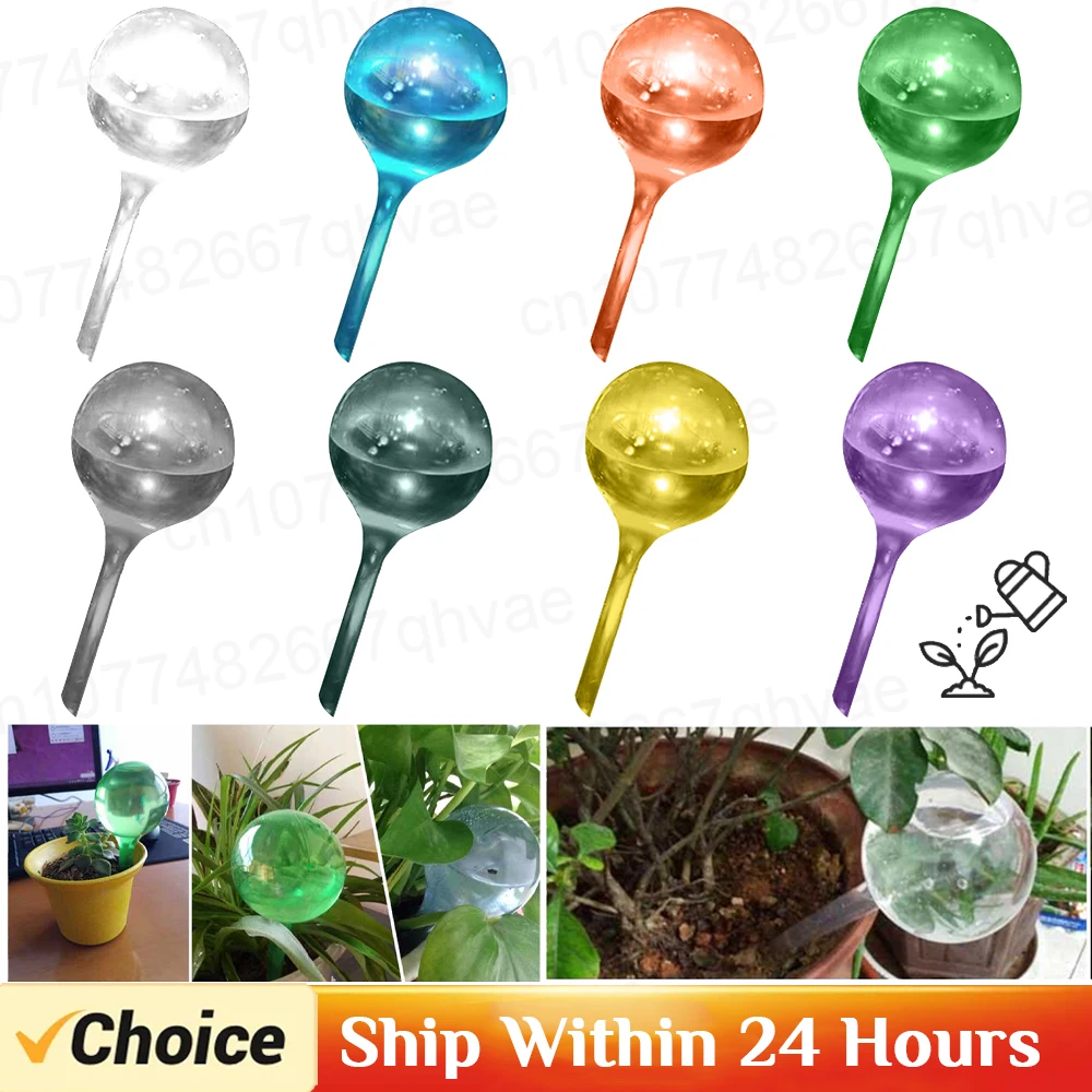 1-10Pc PVC Automatic Plant Watering Bulbs Self Watering Globe Balls Water Device Drip Irrigation System for Garden Flower Plants