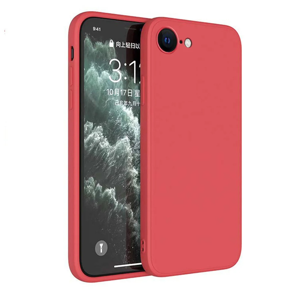 2025年 最新 ホットセール 液体シリコンケース iPhone 16E 16 Pro Max 16用 全面保護カバー iPhone 6 7 8 Plus SE2020対応