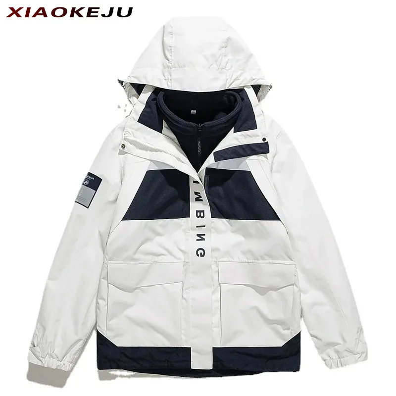 Bomber Jacket Men Military Jackets & Coats Sport Windbreaker Cardigan Trekking Retro Heavy Bomber Oversize Withzipper