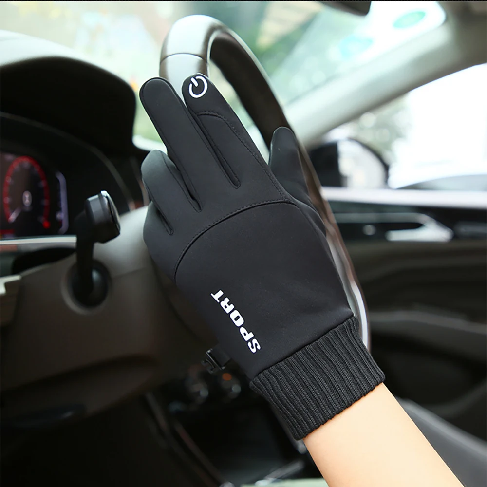 1 Pair Touch Screen Waterproof Thermal Sport  Gloves Women Men ,Perfect forCycling . Running, Driving, Hiking, Walking, Working