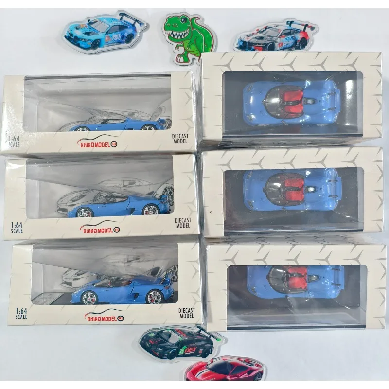 Rhino Model RM 1:64 CC850 With Removable Engine Cover Static Display Diecast Model Car For Collection