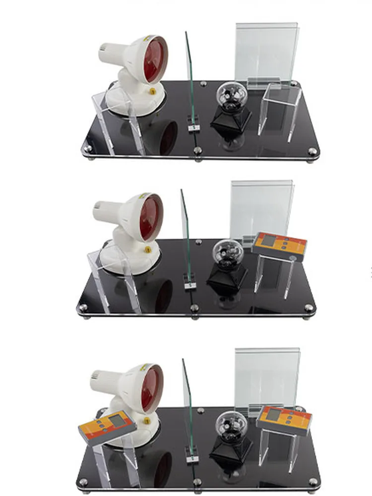 Automotive solar film thermal insulation test instrument Magic mirror reflection test data comparison test bench