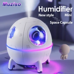 Muzinstants-Humidificateur d'air portable pour la maison, USB, vaporisateur de parfum, diffuseur essentiel, veilleuse, brume froide, capsule spatiale