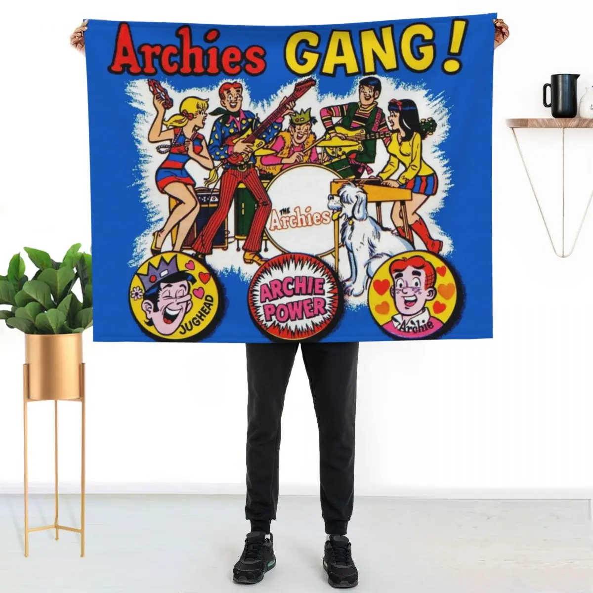 

Archie's Gang! Throw Blanket Warm Throw Blanket Gift for Anniversary
