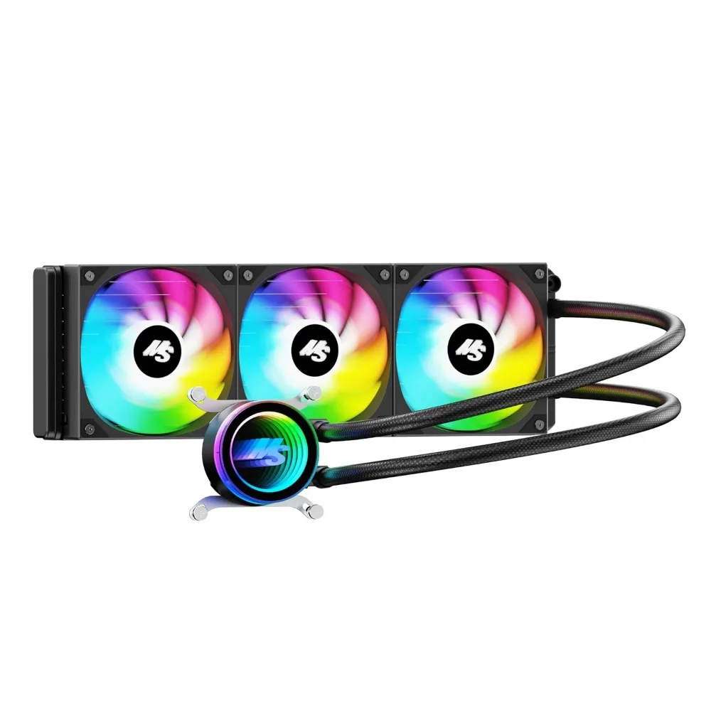 High Performance 360mm AIO CPU Cooler with ARGB Fans