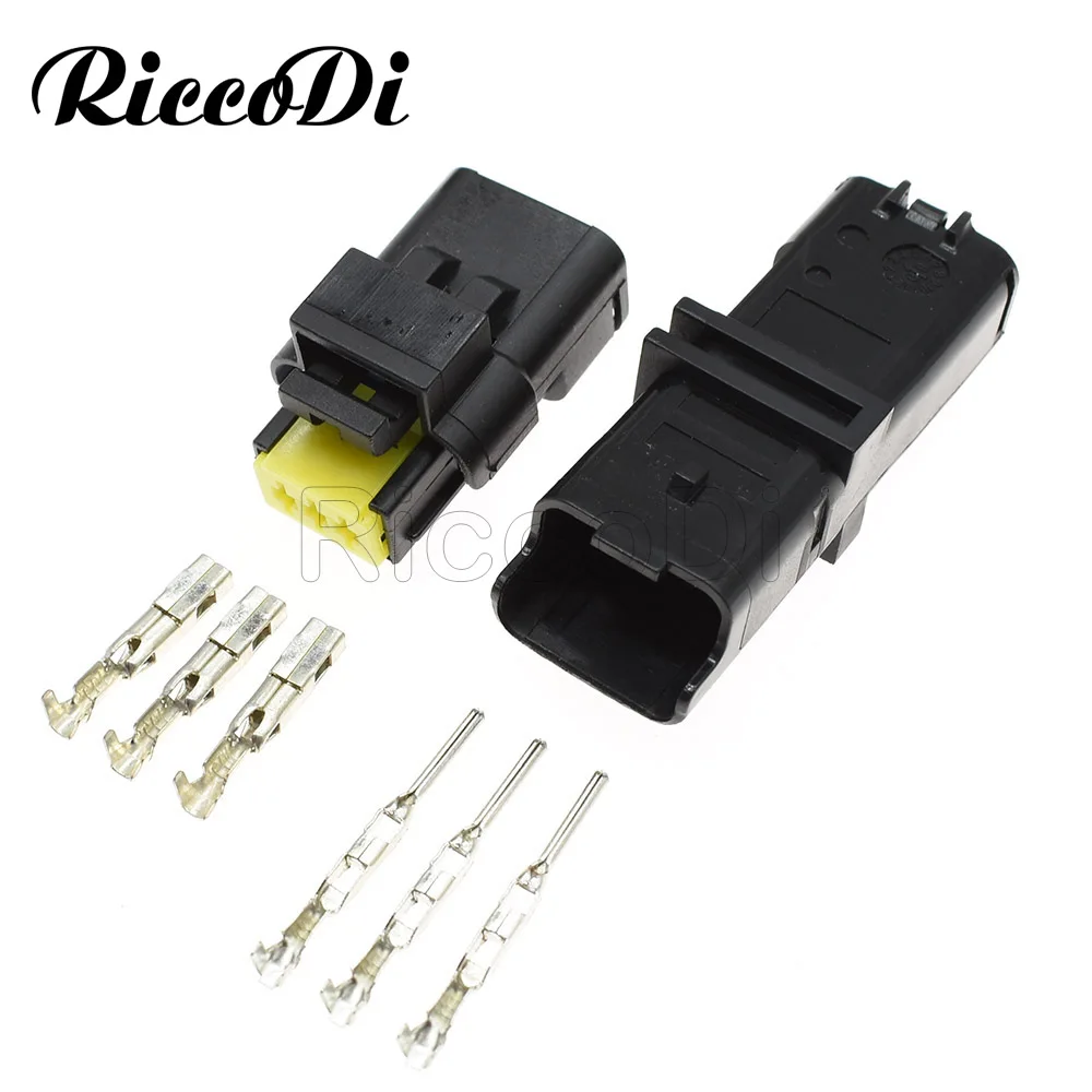 موصل FCI لعلبة التروس للمصابيح الأمامية ، ذكر وأنثى ، 3 دبابيس ، 1-20 مجموعة ، 211PL032S0049 211PC032S0049 لـ PSA Peugeot citroën #1