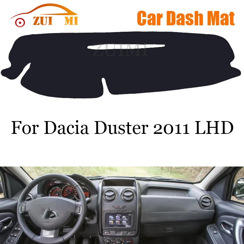 

ZUIMI Dashboard Cover Dash Mat Dashmat For Dacia Duster 2011 2014~2017 LHD Dash Board Cover Pad Sun Shade