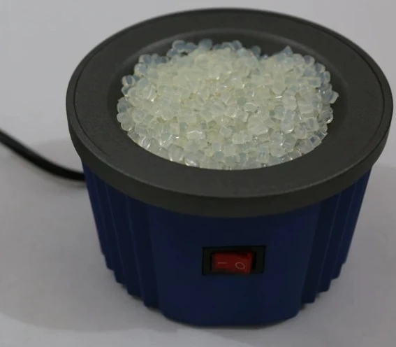 Temperature-adjustable keratin glue pot for hair extension, electric heating glue melting pot