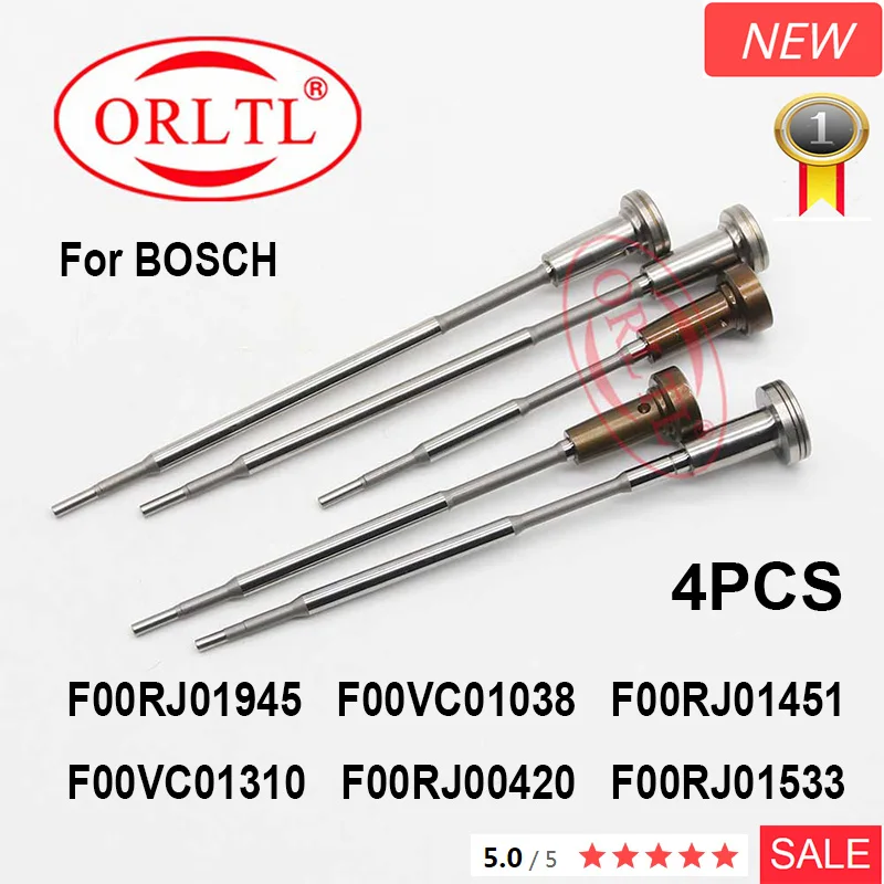 for Bosch F00RJ01945 F00VC01038 F00RJ01451 F00VC01310 F00RJ00420 F00RJ01533 4PCS Auto Common Rail Parts Control Valve