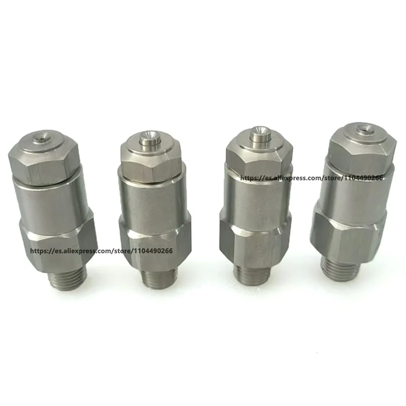 

Hot Sale 1/4" SS LNN Hydraulic Air Atomizing Nozzles, AAZ Low Pressure Hollow Cone Micro Fog Nozzle for Humidification Cooling