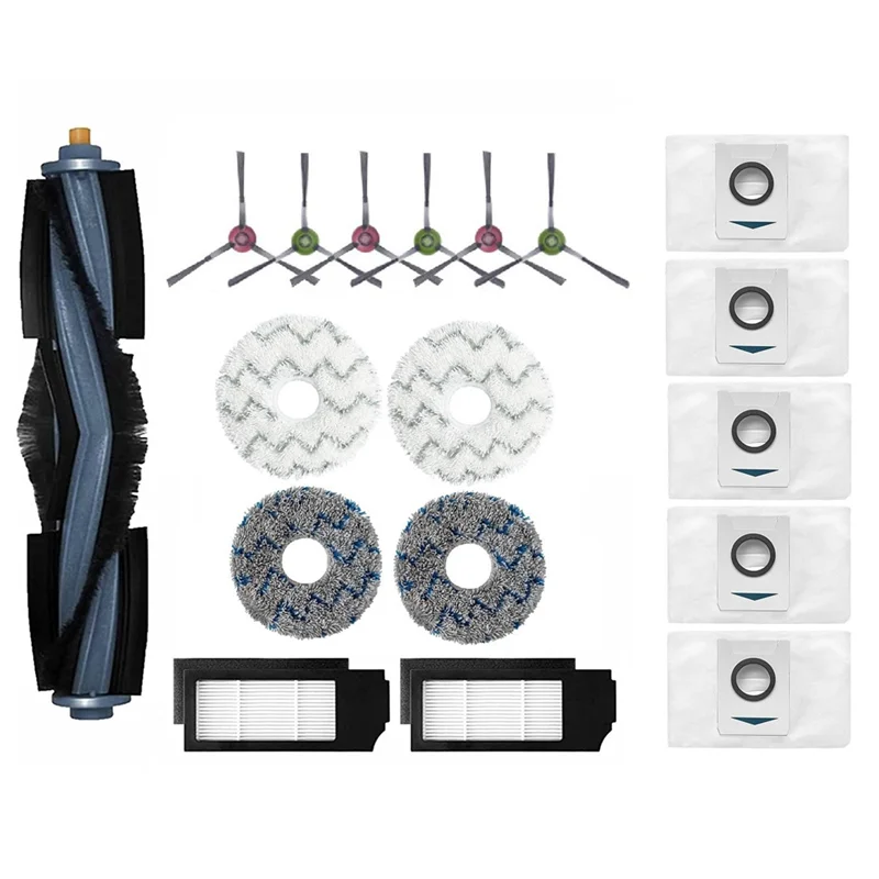 قطع غيار للمكانس الكهربائية الروبوتية Ecovacs Deebot X1 Omni / X1 TURBO Kit_A66K