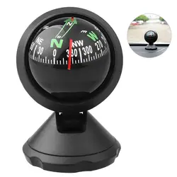Universal Car Compass Auto Mini Compact Ball Car Interior Decoration