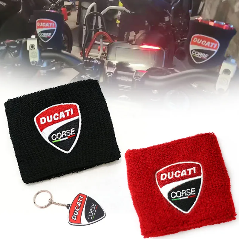 Para Ducati Monster 400 620 695 696 750 795 796 821 937 Multistrada 950 1000 1100 Tampa do Reservatório de Fluido da Motocicleta (Meia Protetora do Copo de Óleo)