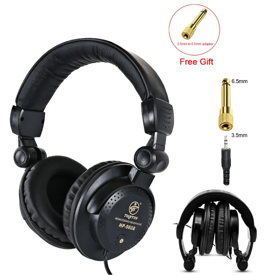 960B Monitor Wired Live Studio Headphones Headband Earphone Professional Headset with Canceling Noise Cancellation For Musician