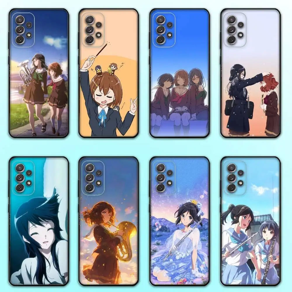 

Anime S-Sound E-Euphonium Phone Case For Samsung S 25,24,23,22,30,21,10,9,Ultra,Plus,Lite,FE,4,5 G Soft Black Case