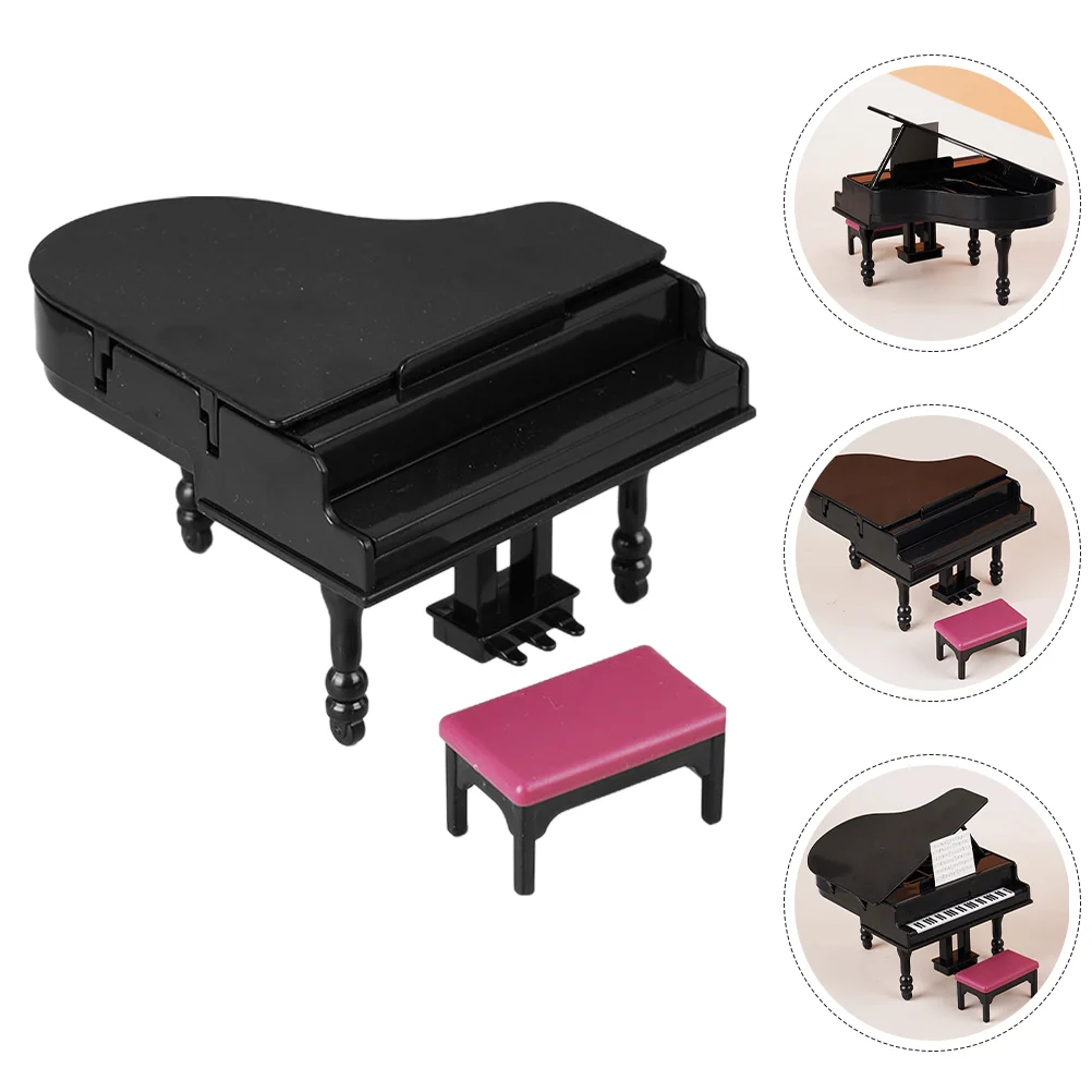 

Room Mini Piano Decoration Baby Toy House Portable Miniature Furniture Toys