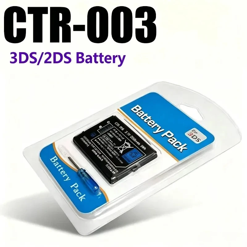 

New 3.7V 2000mAh TalaBat CTR-003 Replacement Rechargeable Lithium Battery for Nintendo Switch Pro 3DS 2DS XL Game Console