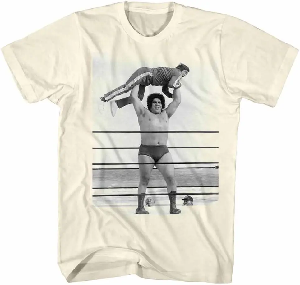 Andre The Giant Wrestler Eighth  of The World Lightweight Adult T-Shirt Tee