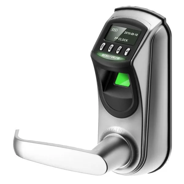 Advanced digital card keypad password smart fingerprint door lock with OLED Display and USB Slot