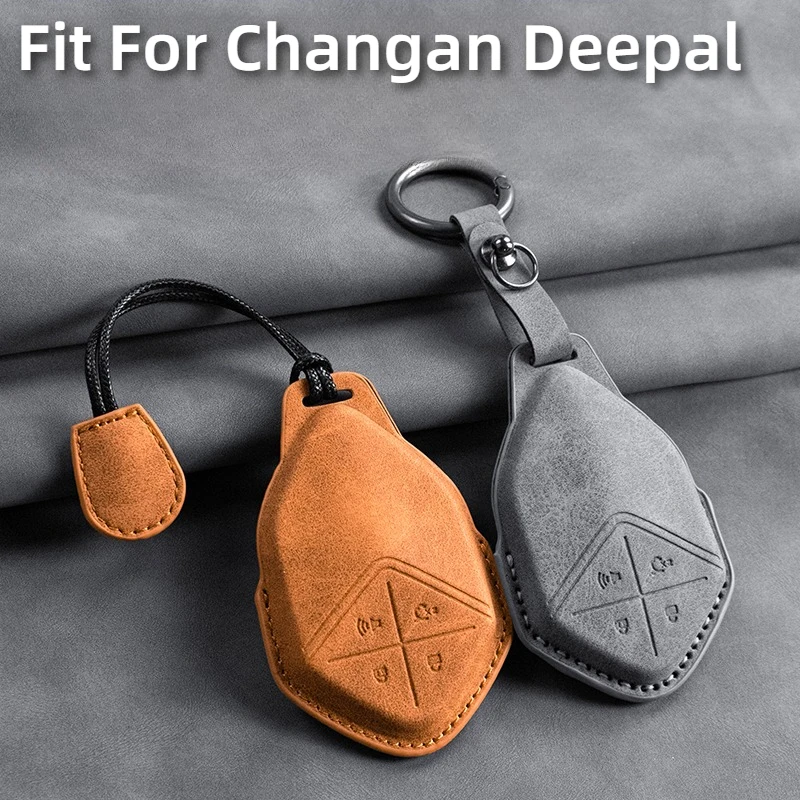 

Fit For Changan Deepal S05 S07 L07 SL03 G318 S09 Car Key Card Holder NFC Smart Card Case Suede Protective Shell