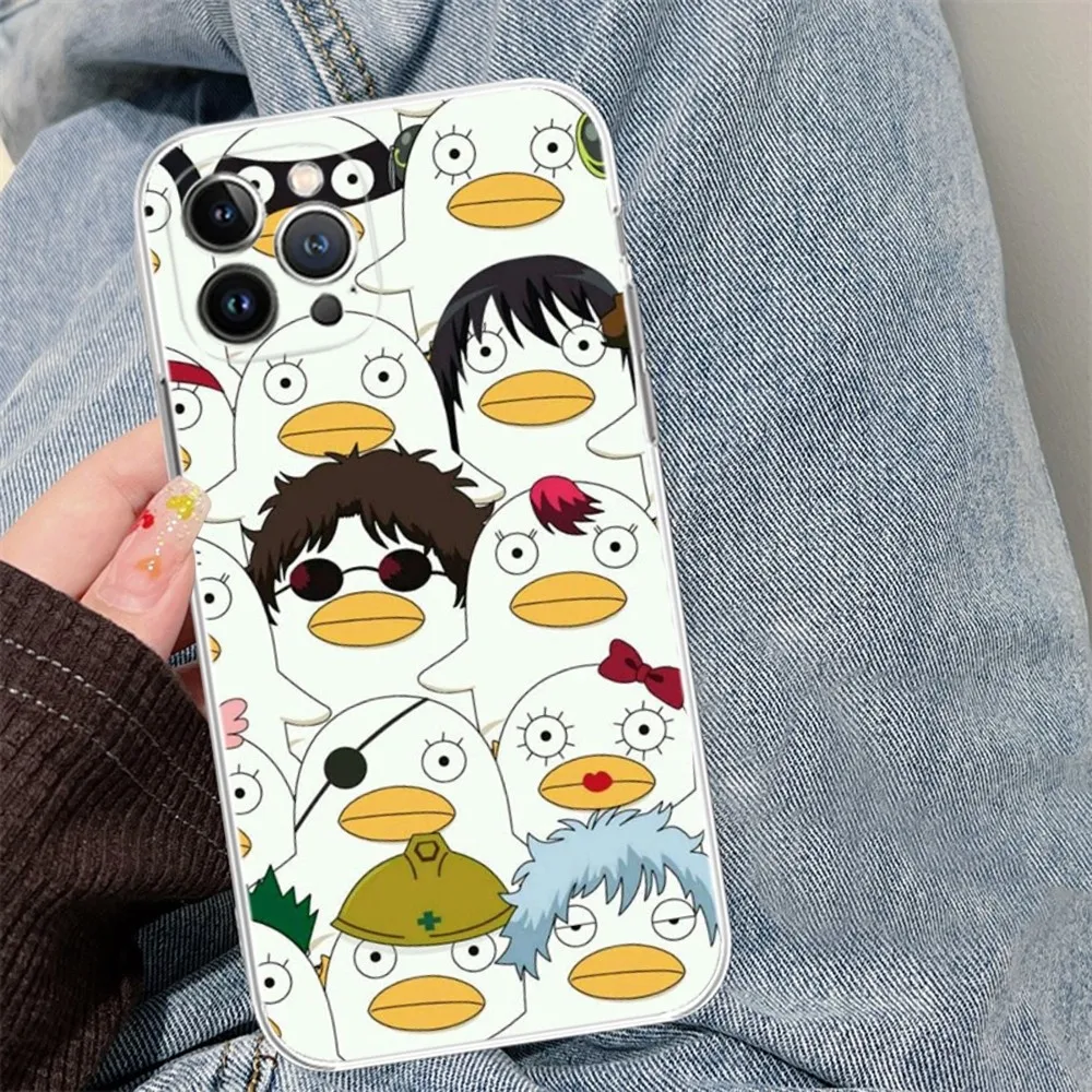 GINTAMA amine Phone Case Silicone Soft for iphone 15 14 13 12 11 Pro Mini XS MAX 8 7 6 Plus X XS XR Cover