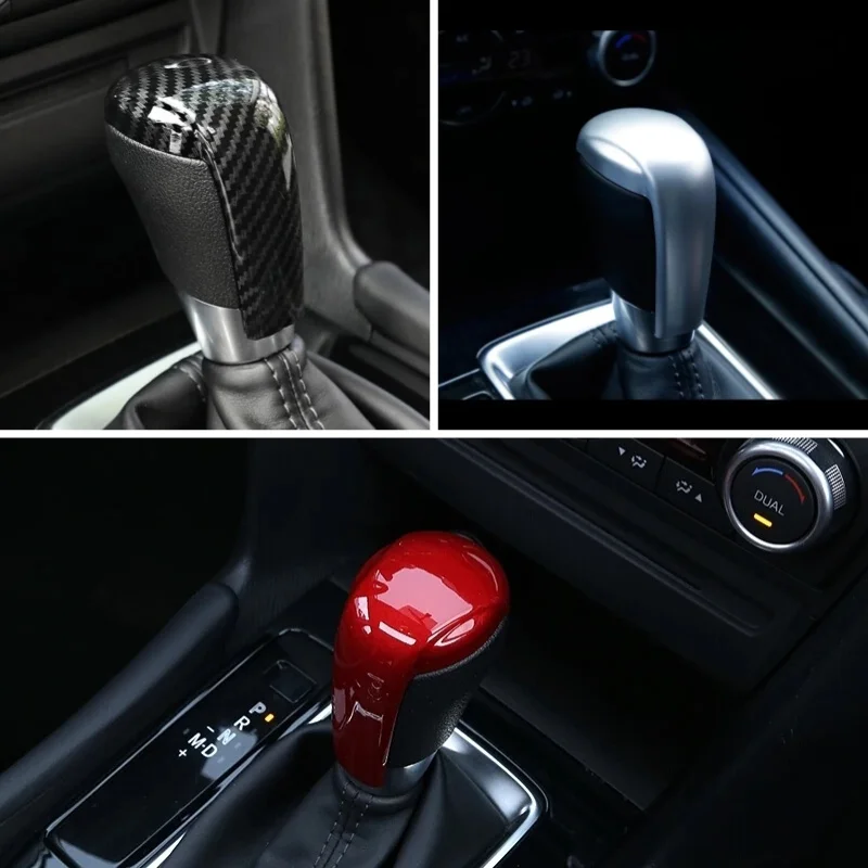 

Для Mazda CX-3 CX-5 CX-8 CX-9 Demio 2 3 Axela 6 ATENZA 2017-2019 ручка переключения передач коробки передач, крышка ручки головки переключения передач