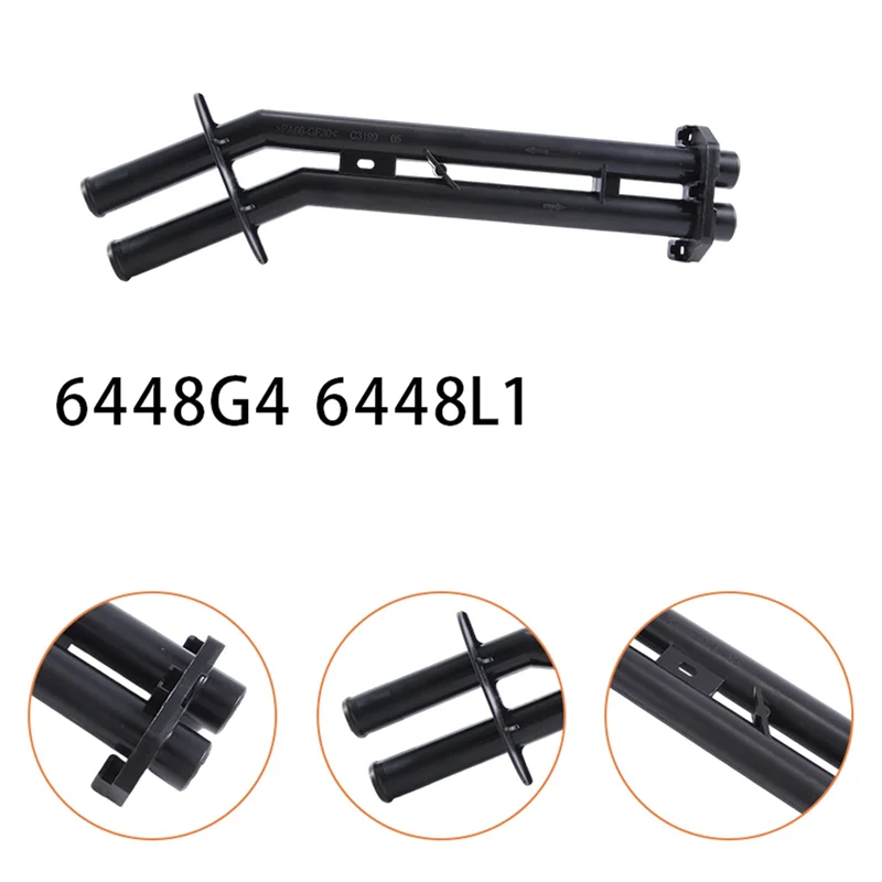 Nuovo sistema di raffreddamento per auto tubo riscaldatore tubo radiatore tubo aria condizionata 6448G4 6448L1 per 206 + SW CC accessori parti