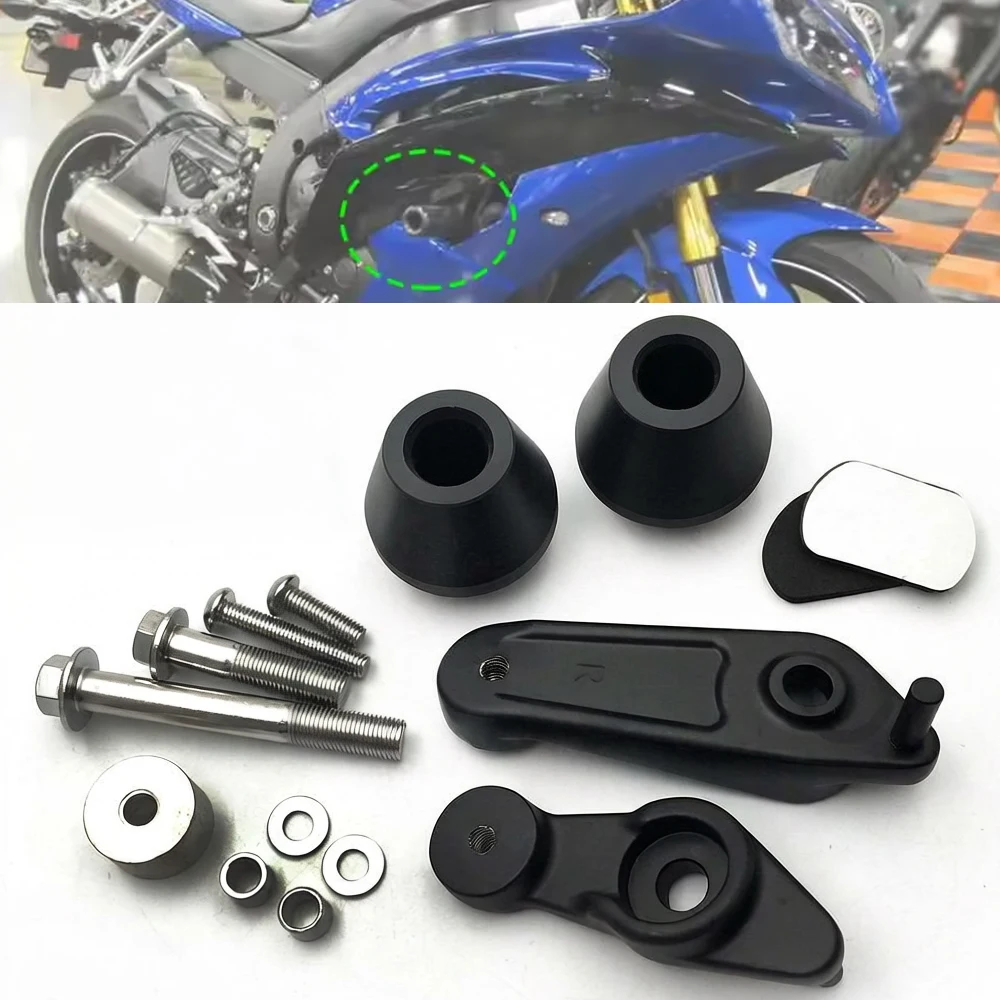

Motorcycle Frame Sliders Anti Crash Falling Protection Block Fit for Yamaha YZF-R1 YZFR1 YZF R1 2009 2010 2011 2012 2013 2014