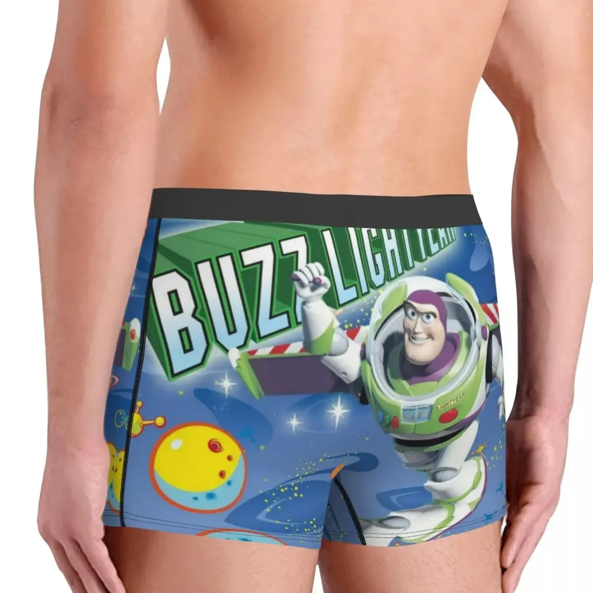 Buzz Lightyear     Underpants Breathbale Panties Male Underwear Ventilate Shorts Boxer Briefs