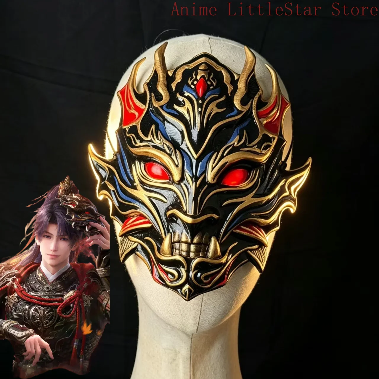 ​​​​​Rafayel Chixiao​​ War God Cosplay Props Mask Game ​​Love and Deepspace​ Character Role Play Accessory For Halloween Party
