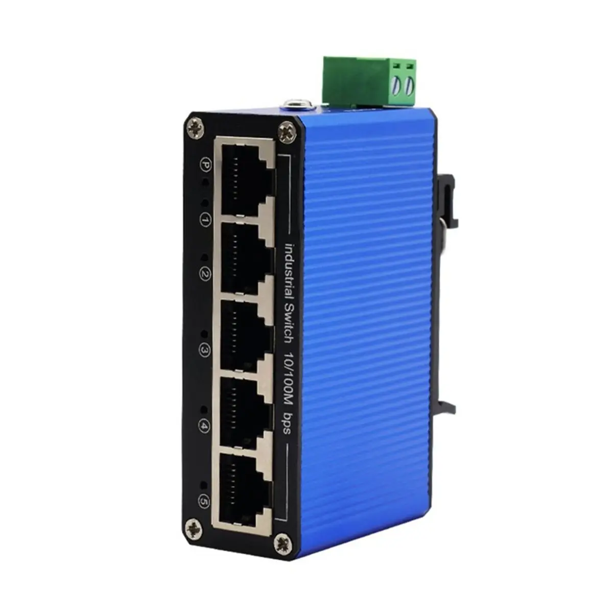 Industrial DIN-Rail MINI Size 10/100M 5 Ports Net Fast Ethernet Switch