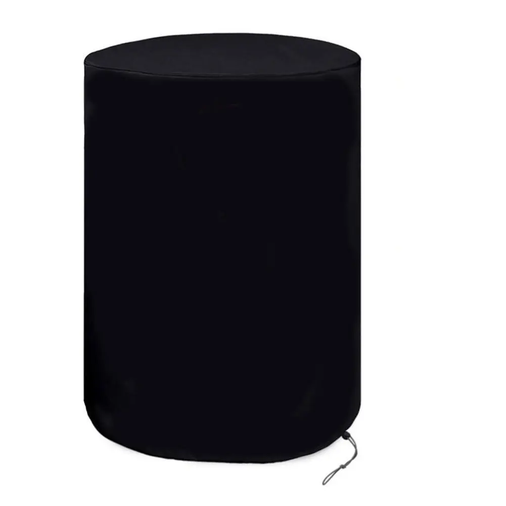 55 Gallon Rain Cover with Drawstring Closure for Water Storage Buckets Waterproof Oxford Fabric Protection Outdoor Use