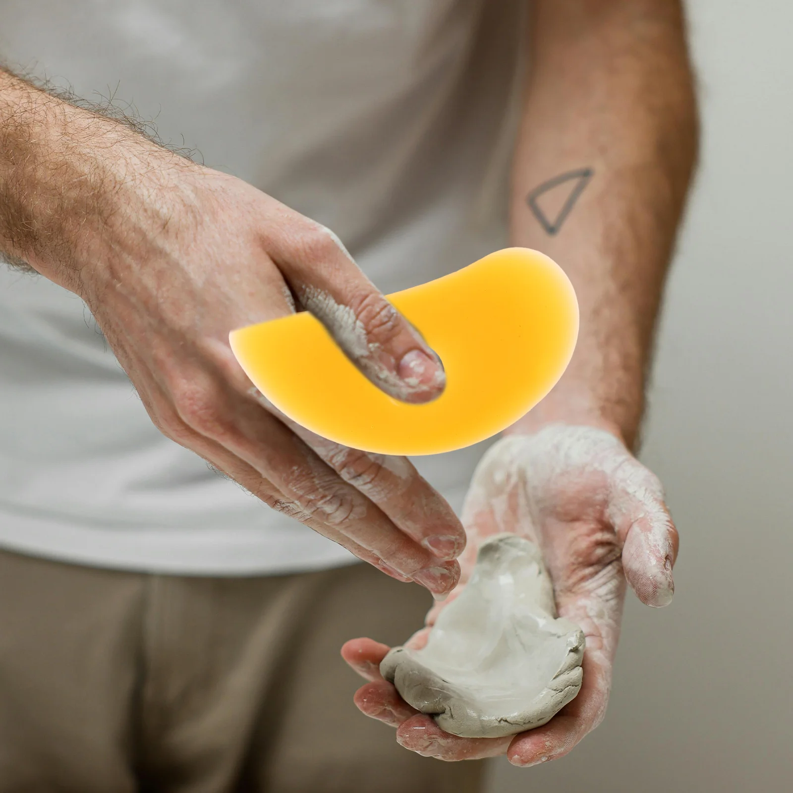 

4Pcs Silicone Clay Sculpture Tools Kit Durable Carving Shaping Scraping Tools for Pottery Polymer Clay Art Craft