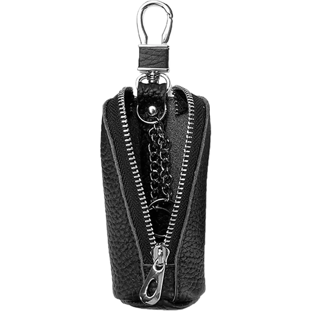 

Fob Car Cover Zipper Key Case For Vehicle Auto Keys With Metal Buckle Secure Car Key Cover Chain Design