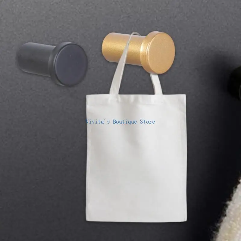 

M76D Modern Black/Gold Wall Hooks Behind the Door Hangers For Efficient Home Storage