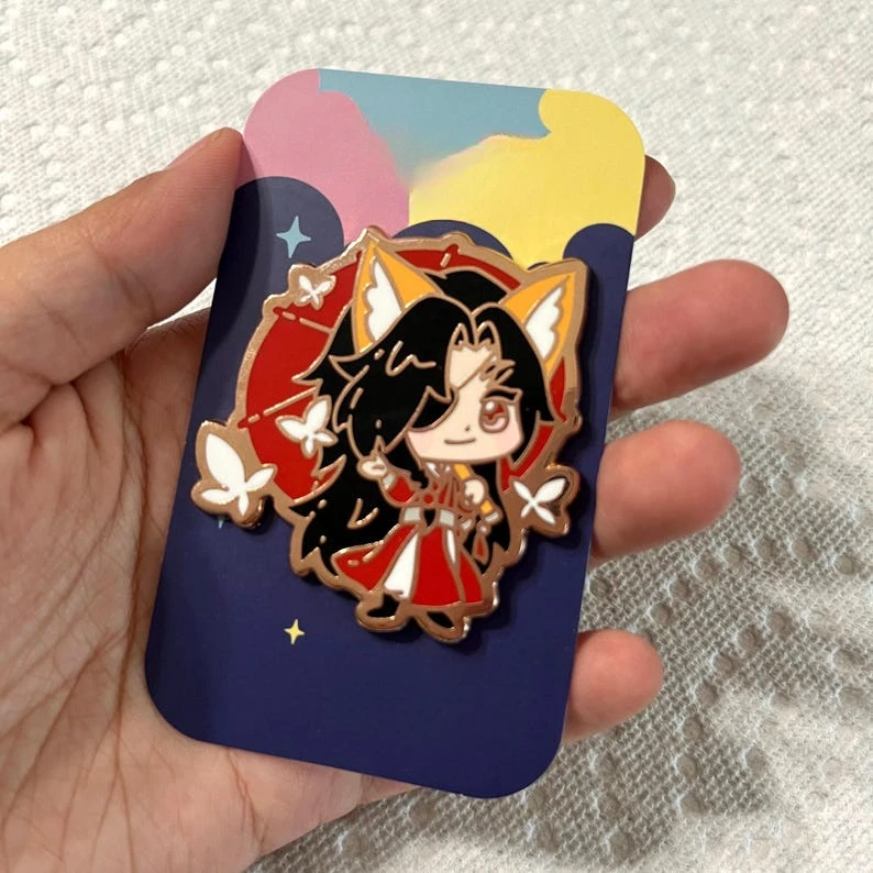 MXTX TGCF heaven’s official’s blessing Hua Cheng Xie Lian hualian enamel pins