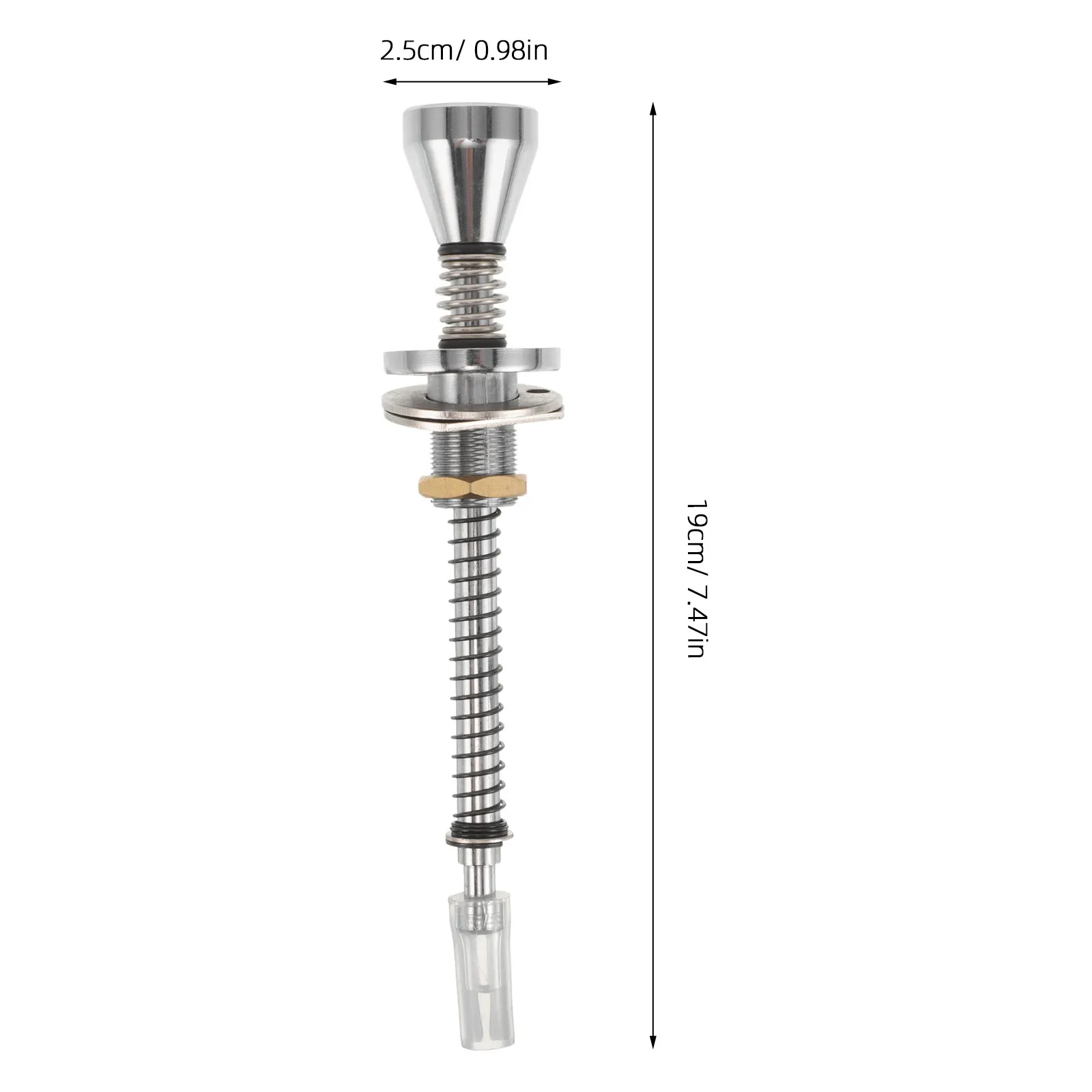 Loaded Spring Alloy Pinball Machine Rod Large Shooter Pull Shooter Game Machine Accessory Parts Pinball Toy Parts view 2