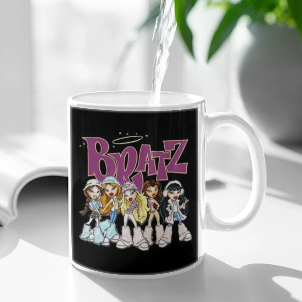 Bratz Doll Classic Coffee Mug Tea Cup 11oz Coffee Cup Funny Birthday Gifts for Women and Men Ceramic Mug Personalized Cup