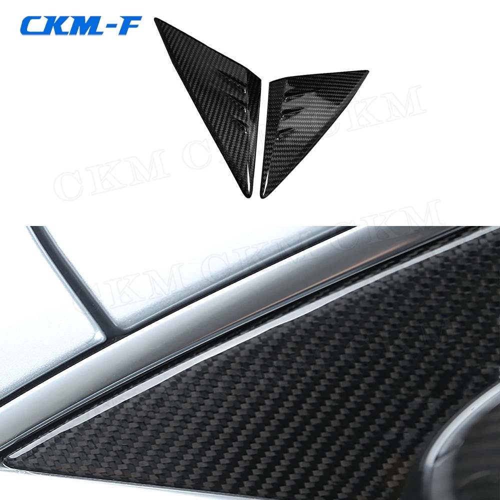 

For W118 Carbon Fiber A-Pillar Spoiler Air Vent Outler Car Sticker For Mercedes Benz CLA A Class CLA200 260 A180 AMG 2020