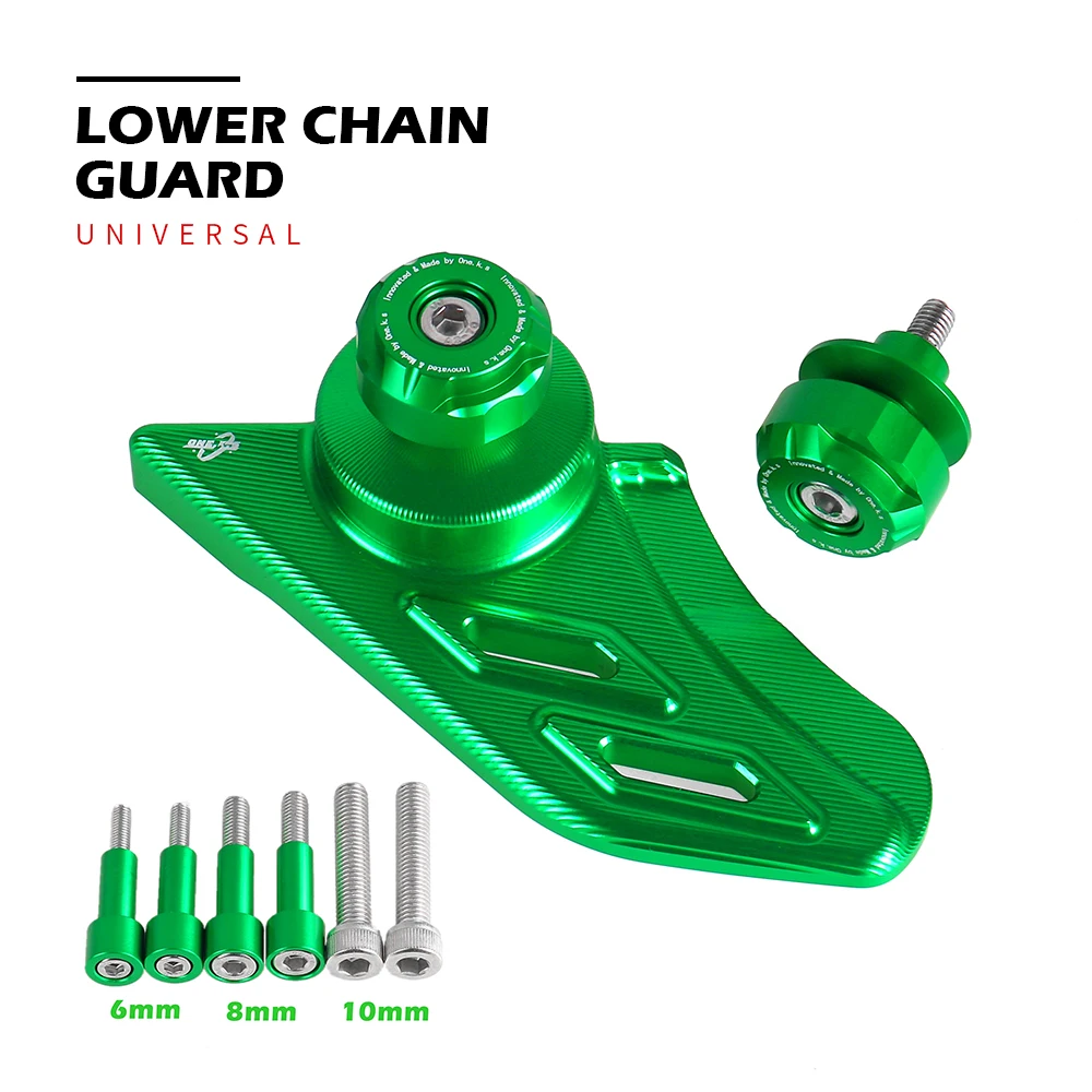 

Ninja 400 650 Motorcycle Lower Chain Guard For Kawasaki Ninja400 Ninja650 Ninja1000 Universal Swingarm Spools Slider Stand Screw