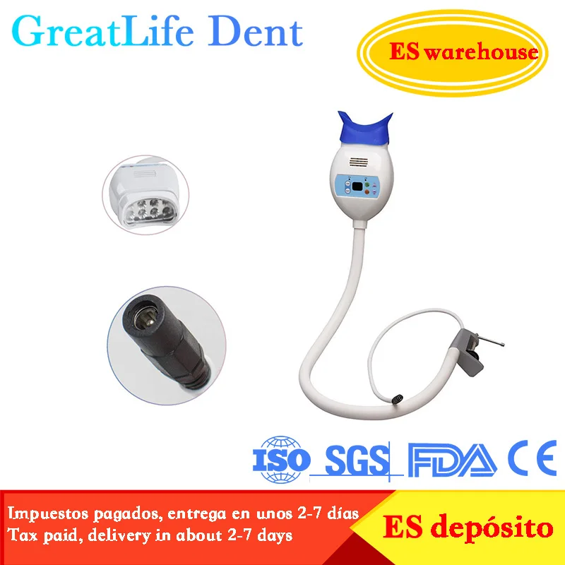 GreatLife Dent Dental Portable Teeth Whitening Lamp Accelerator Cold Light Device Bleaching Machine Led Dentistry Equipment