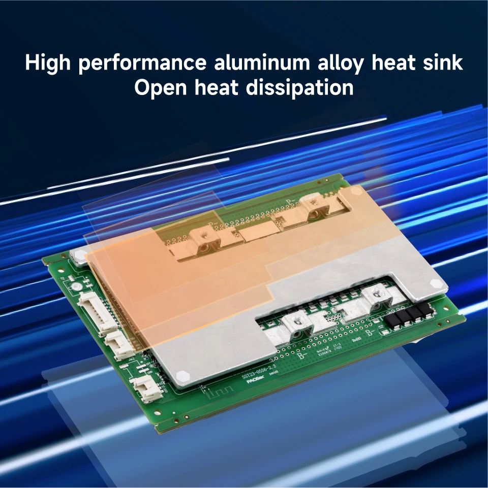 PACEex Lifepo4 BMS 12V 4S Smart BMS 100A لوح حماية البطارية المدمج في BT BMS مع توصيل سلسلة الحرارة UART #2