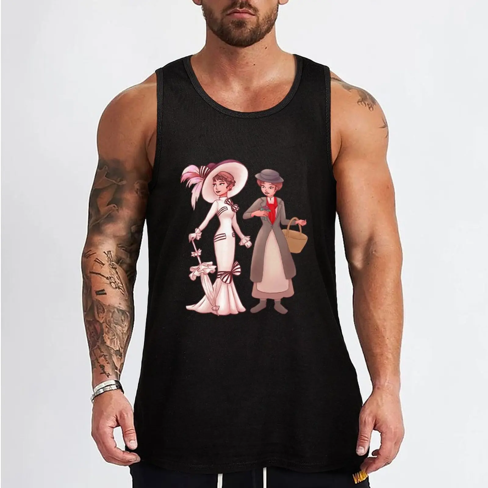 My Fair Lady \t Tank Top summer Men's tops vests for men Men's gym clothing