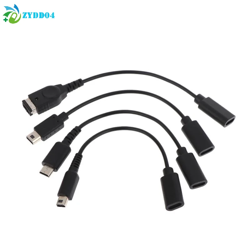 ●1/3Pcs Type C Game Console Conversion Cable For NDSI GBASP/ WIIU 3DSL NDSL Power Line USB C Charger Cable Cord Wire image 3
