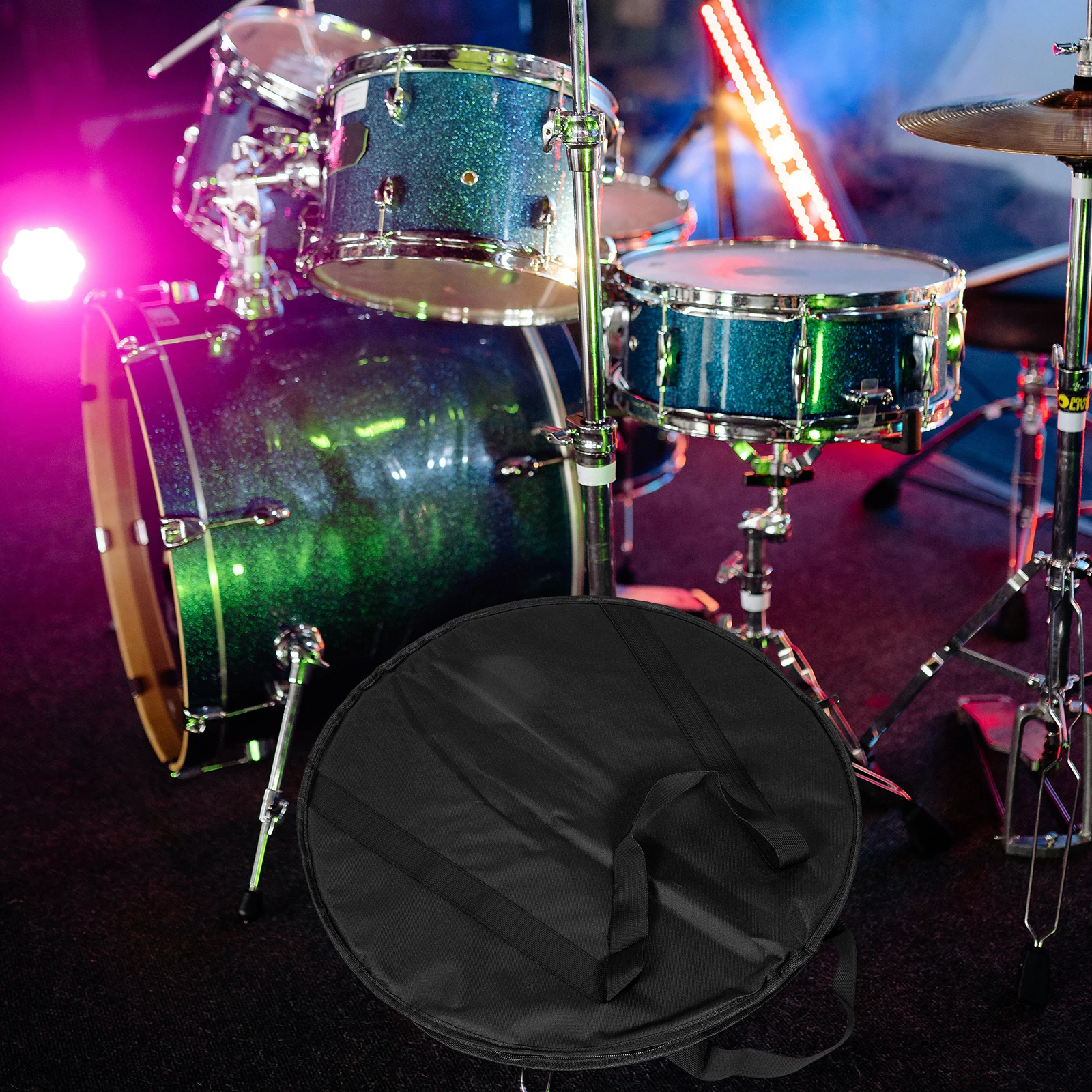 

Waterproof Cymbal Black Thickened Oxford Cloth Storage For Drum Pad Portable Convenient Cymbal Gig Bag Dumb Drum Practice Pad
